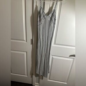 Amuse Society Monochrome Strapless Dress